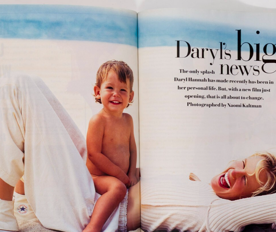 DARYL HANNAH James Hewitt LENA OLIN Tatler March 1994 Prince Philip YSL Armani