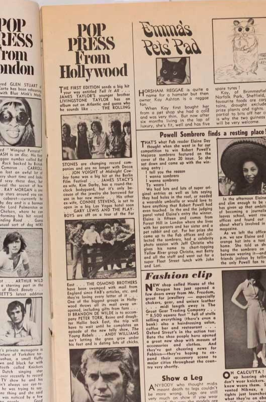 ROBERT REDFORD George Harrison MICHAEL YORK Fabulous 208 1970 August FRANCO NERO