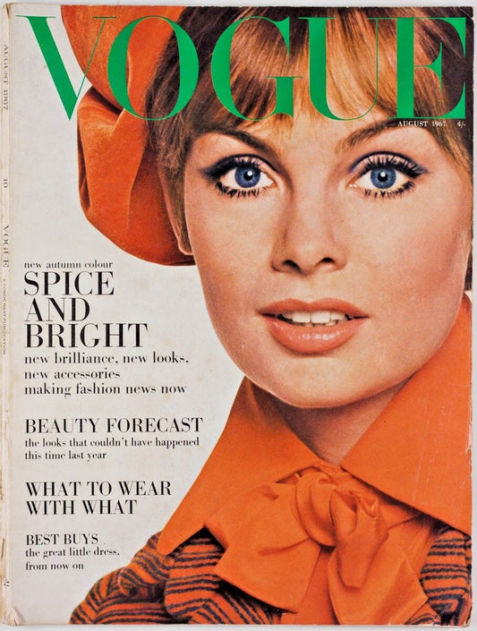 JEAN SHRIMPTON Pattie Boyd TWIGGY Virni Lisi HELMUT NEWTON August 1967 Vogue UK