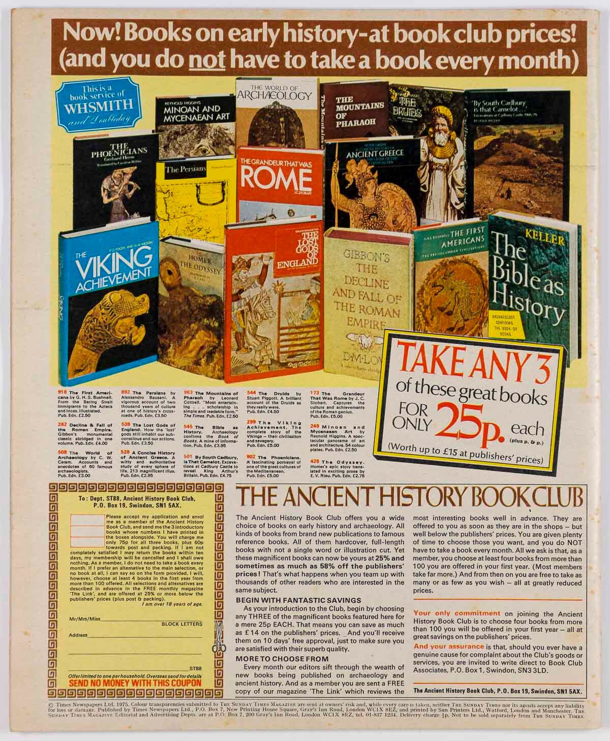 Angola DON McCULLIN Georgette Heyer BOB DYLAN Sunday Times magazine 1975 October