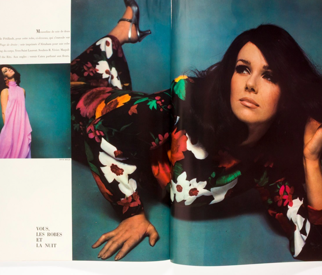 Nicole De Lamarge GUY BOURDIN Catherine Deneuve PEGGY MOFFITT Vogue May 1966 YSL