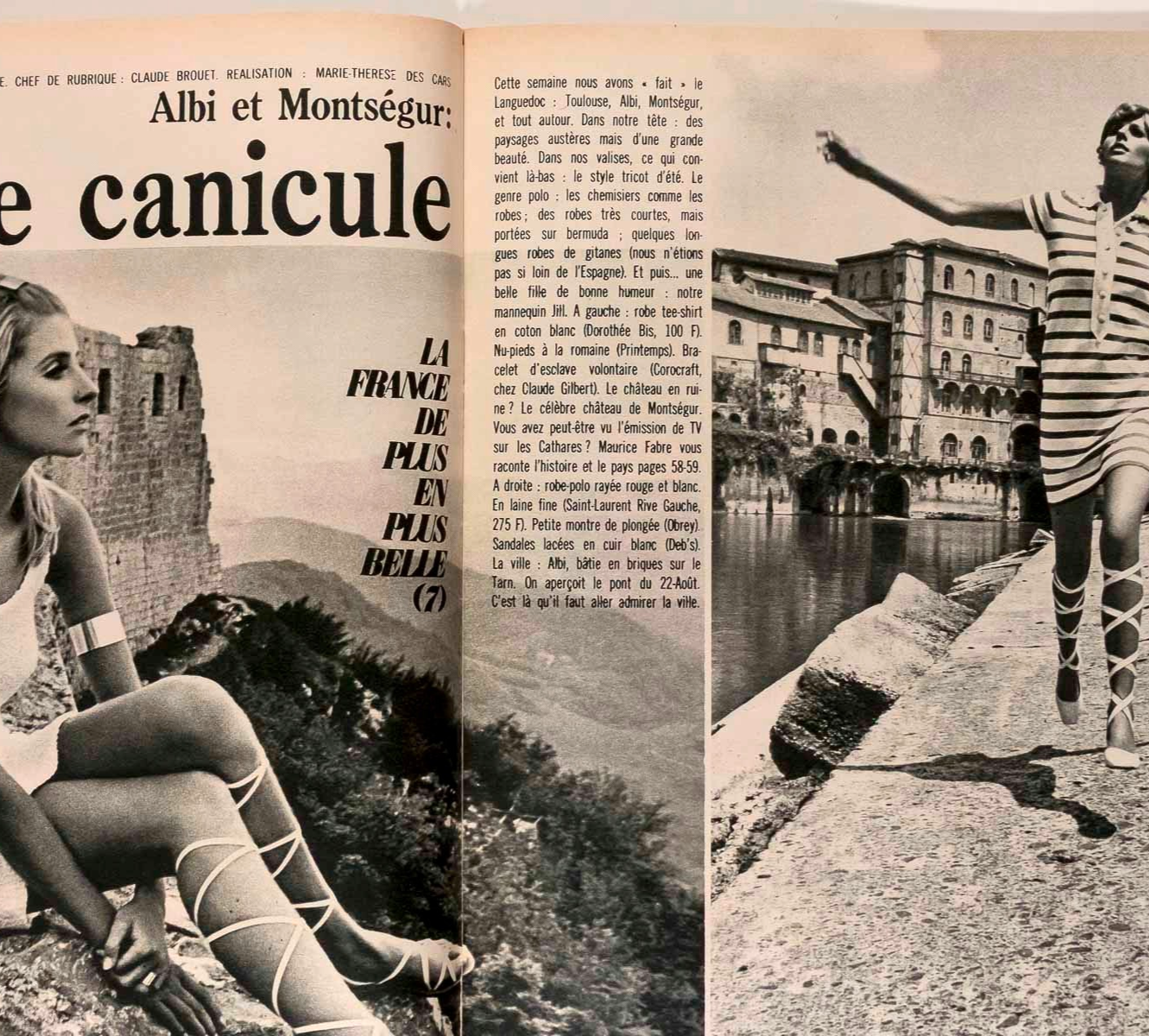 Twiggy JILL KENNINGTON Toulouse Lautrec ELLE magazine 20 July 1967 1126 Scavullo