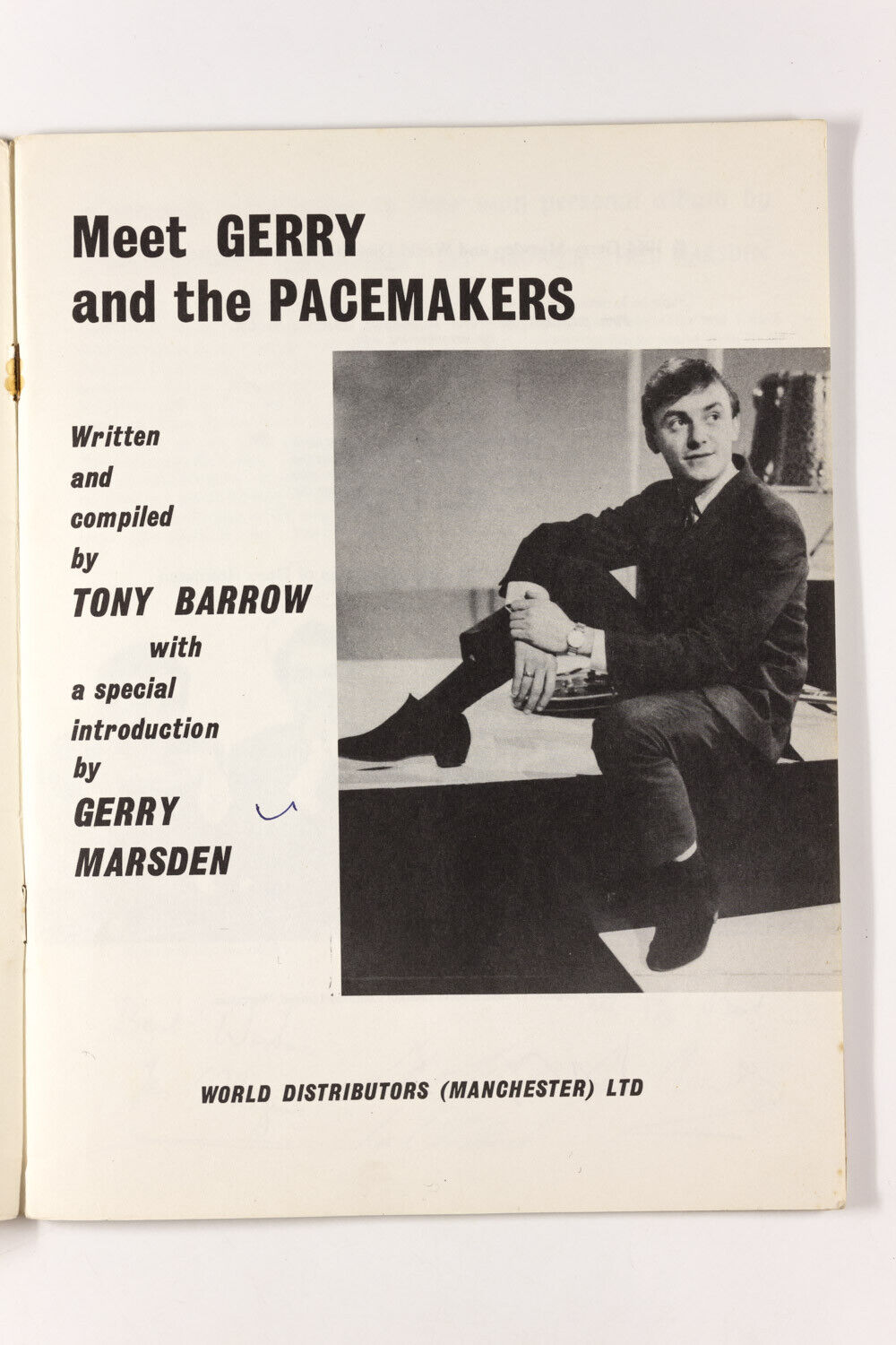 Meet GERRY MARSDEN and the Pacemakers magazine 1964 Tony Barrow STAR SPECIAL 19