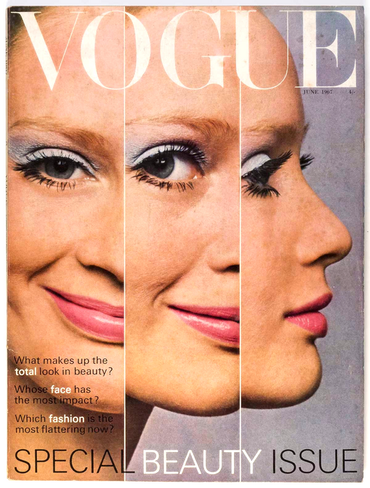 Celia TWIGGY Shrimpton MIA FARROW Vogue June 1967 FRANCOIS HARDY Julie Christie