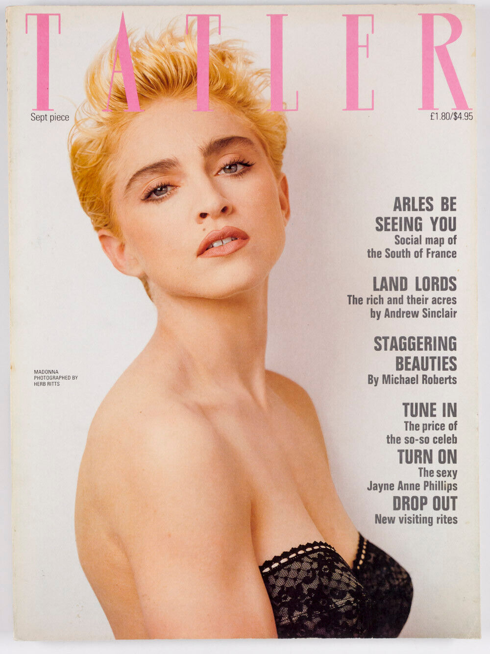 Madonna HERB RITTS Norman Parkinson TERRY O'NEILL Isabella Blow  TATLER magazine