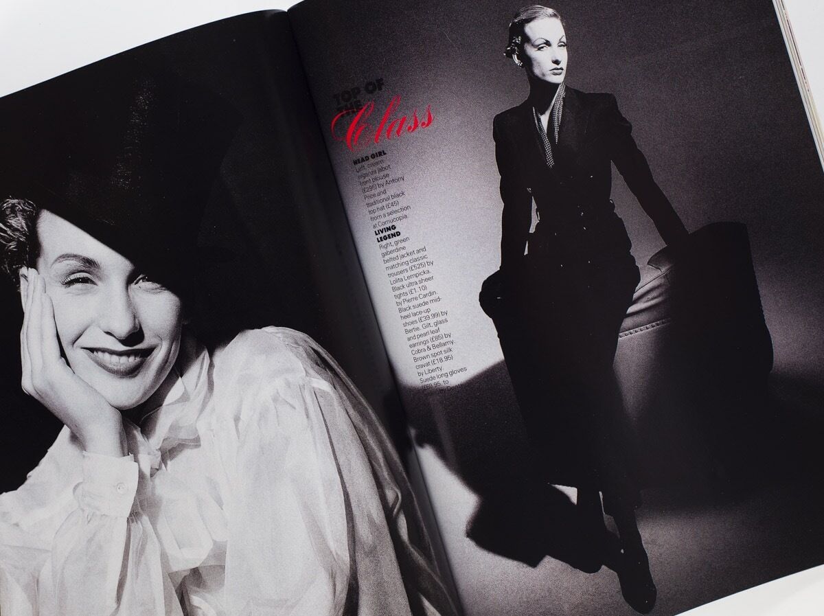 Susan Miner VANESSA DUVE Marine Delterme CECILIA CHANCELLOR Famke ELLE Jan 1989