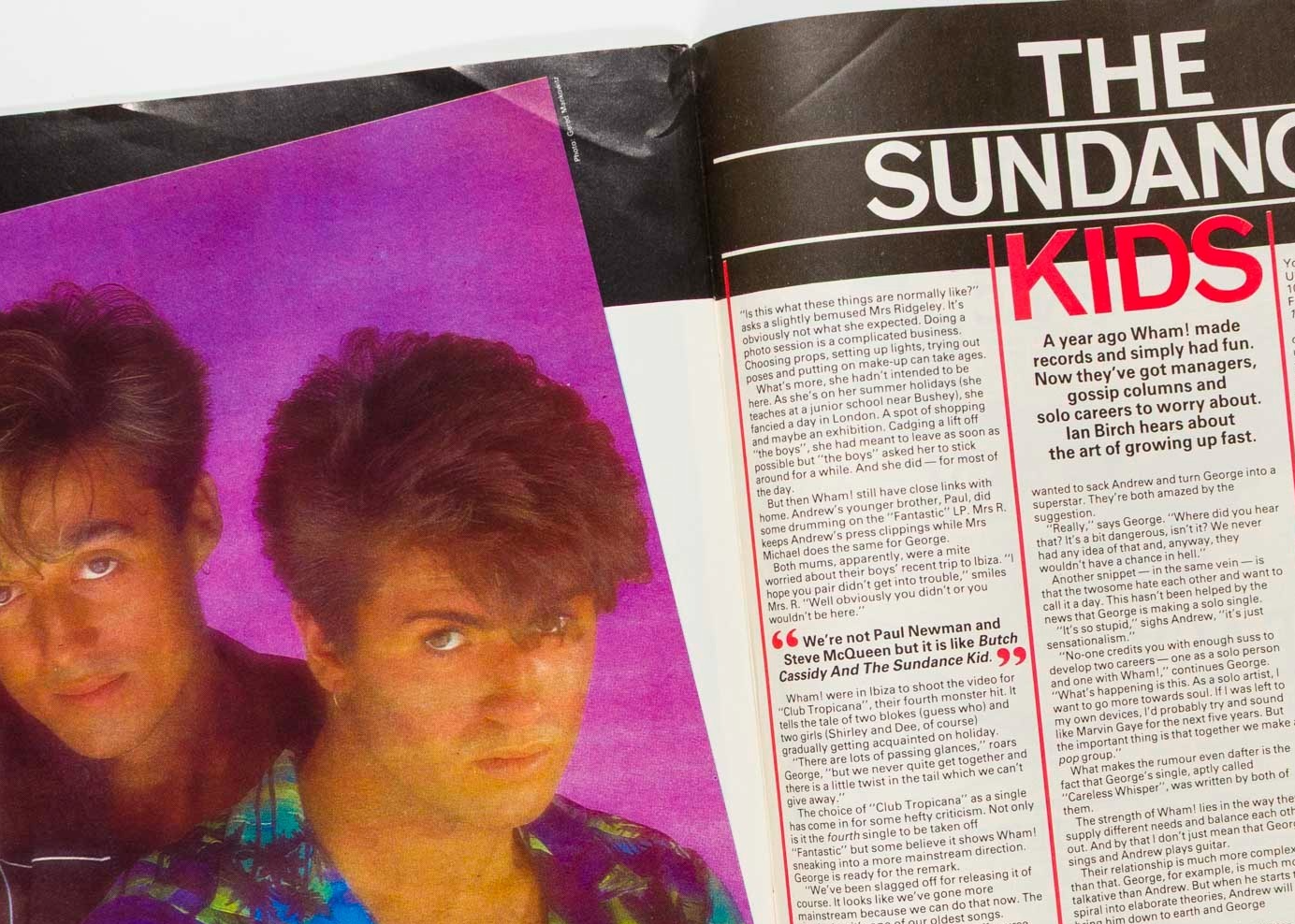 GEORGE MICHAEL Cult STING Smash Hits magazine August 1983 Boy George PAUL WELLER