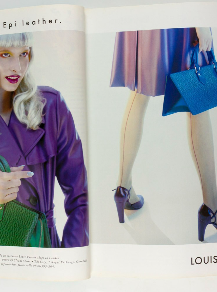 Jade Jagger NABILA KHASHOGGI Alexander McQueen RALPH LAUREN Tatler April 1997 UK