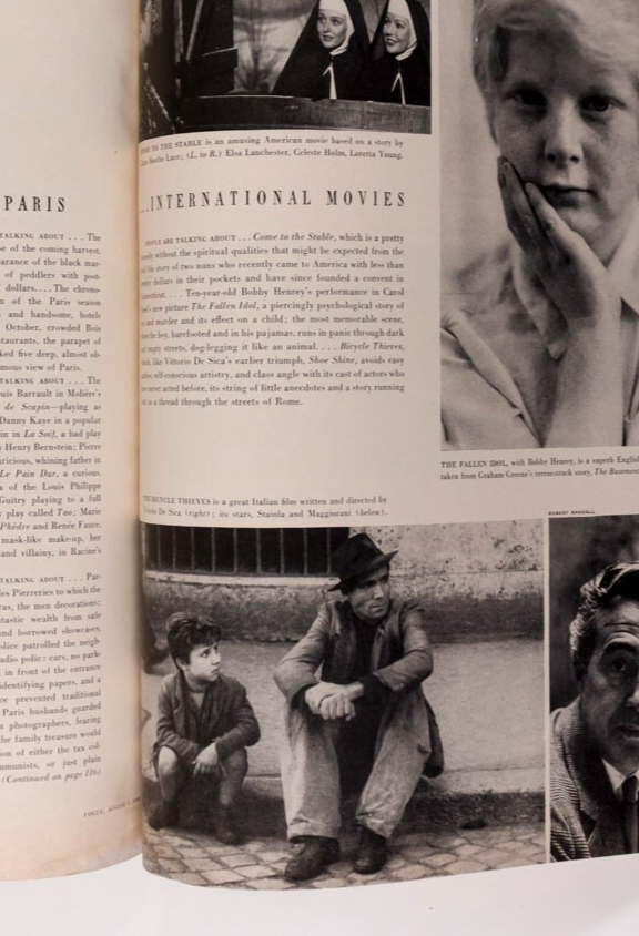 Horst DRUMLANRIG Vertes VOGUE August 1949 Lillian Gish TOSCANINI Herbert Matter