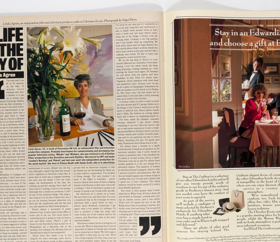 David Lynch ISABELLA ROSSELLINI Spadafora SUNDAY TIMES magazine 1990 Gail Elliot