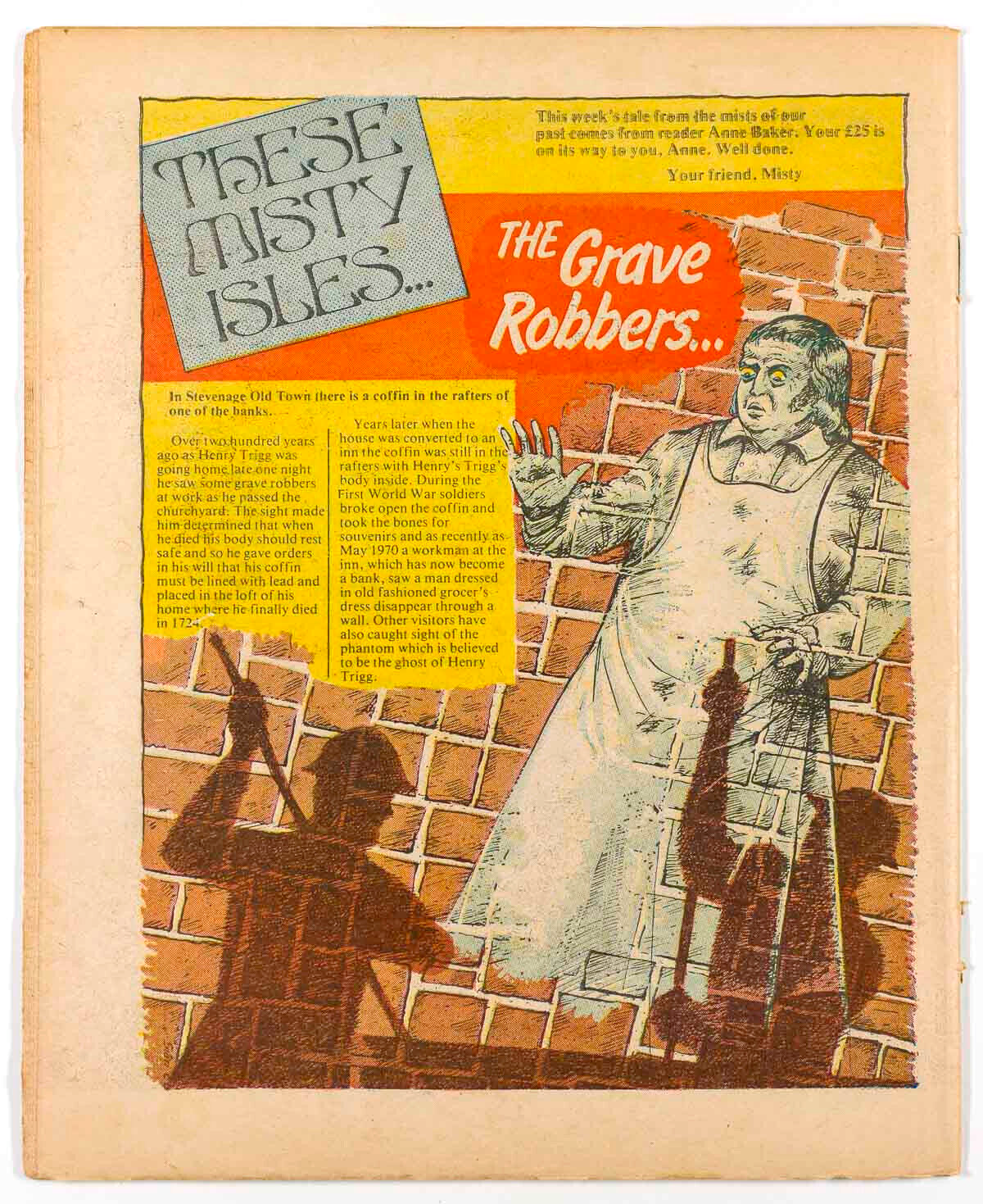 KEEP YOUR EYE ON MISTY Horror COMIC magazine 23 September 1978 teen PSYCH Girls