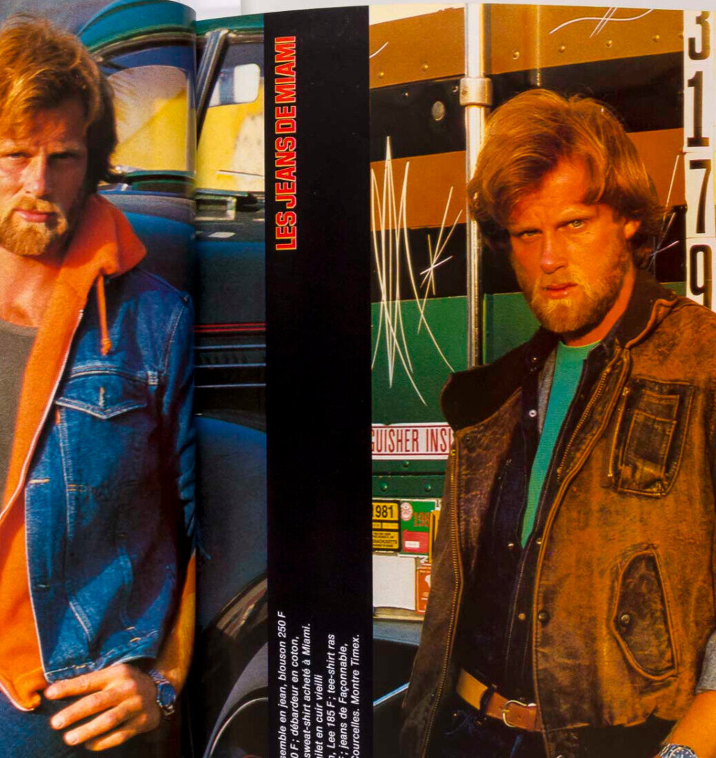CHARLOTTE RAMPLING Miami DAYTONA BEACH BIKERS Jeans SYDNE ROME L'Officiel Hommes