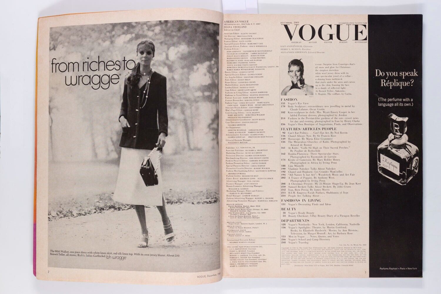 Courreges IRAN Chanel HENRY CLARKE Katharine Hepburn CSNY Penn STACY KEACH Vogue