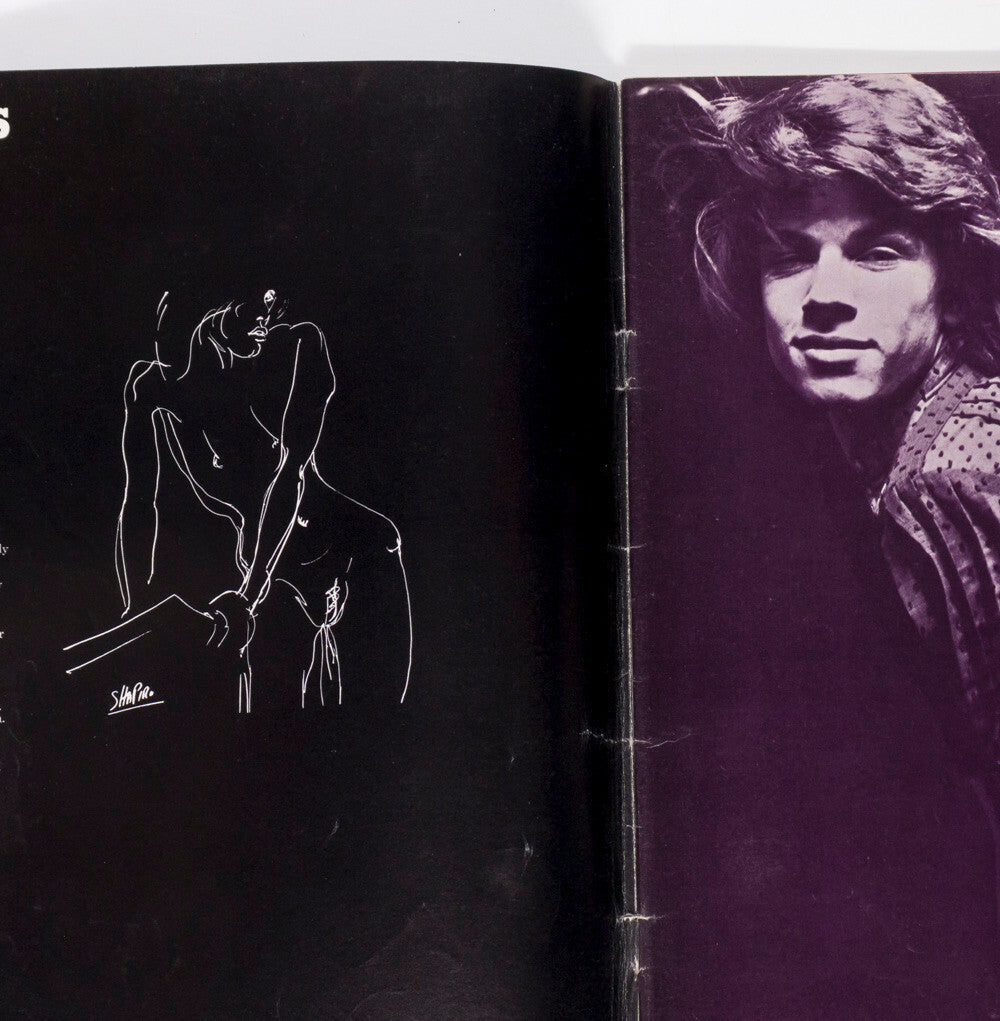 David Bowie MR FISH DRESS Rudi Valentino EDWARD BELL Curious magazine 1970 # 19