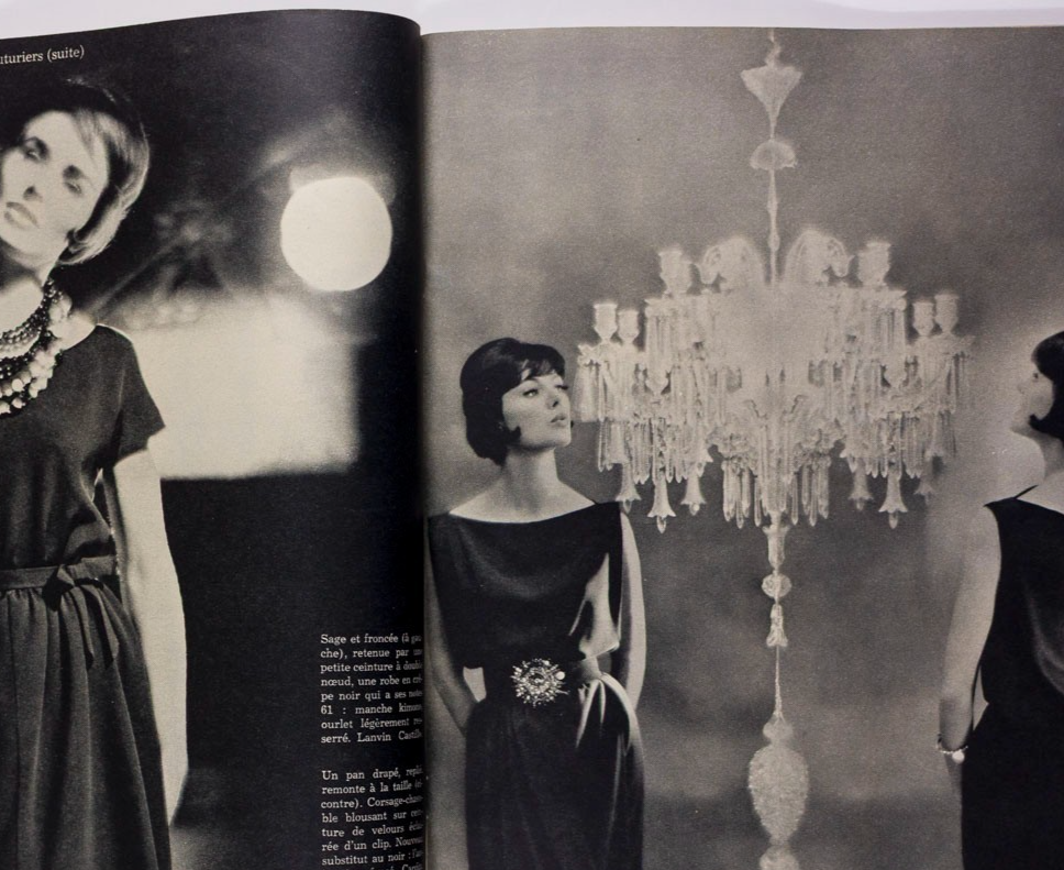 Cardin BRIGITTE BARDOT Josephine Baker RENE GRUAU Elle magazine SEPTEMBER 9 1960