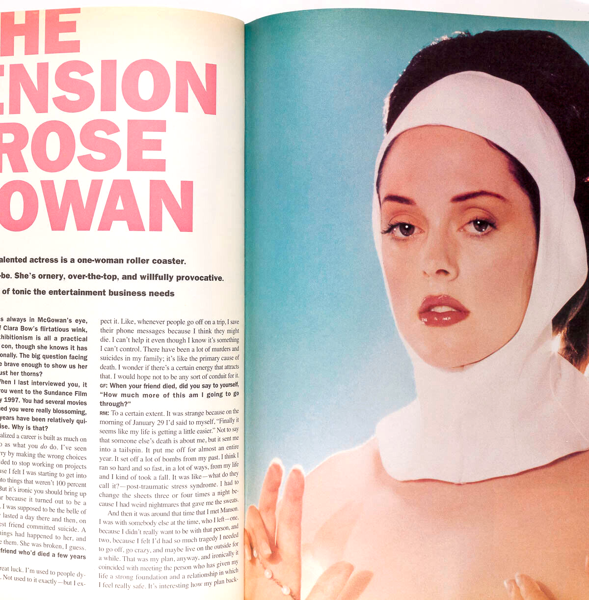 Rose McGowan KAWS STAR WARS Diane Lane ELLEN VON UNWERTH Interview magazine US