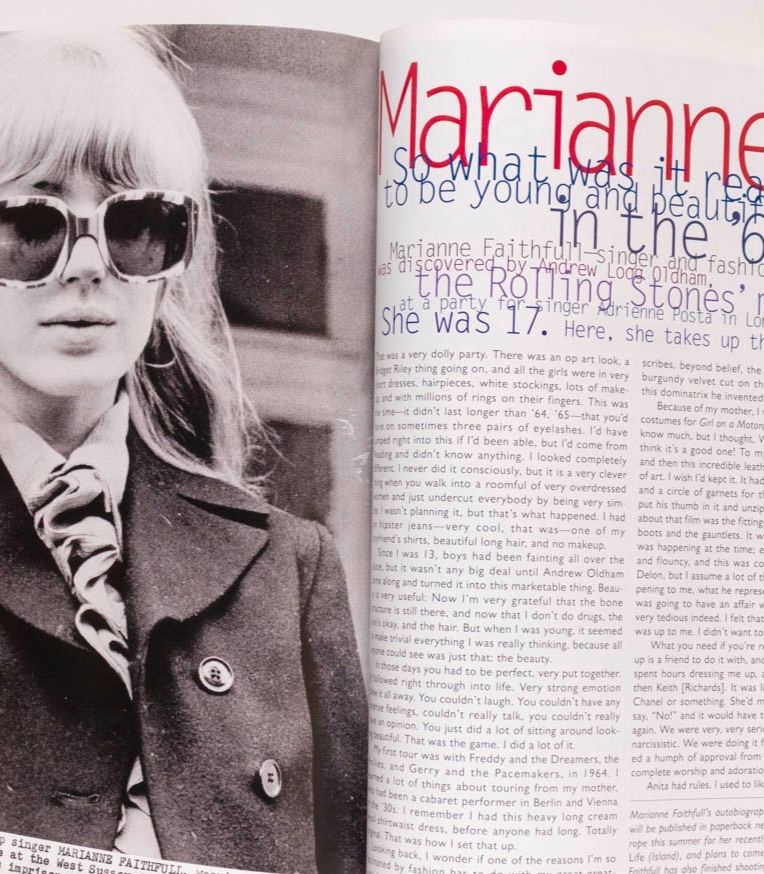 UMA THURMAN Val Kilmer MARIANNE FAITHFULL Harper's US June 1995 Claudia Schiffer