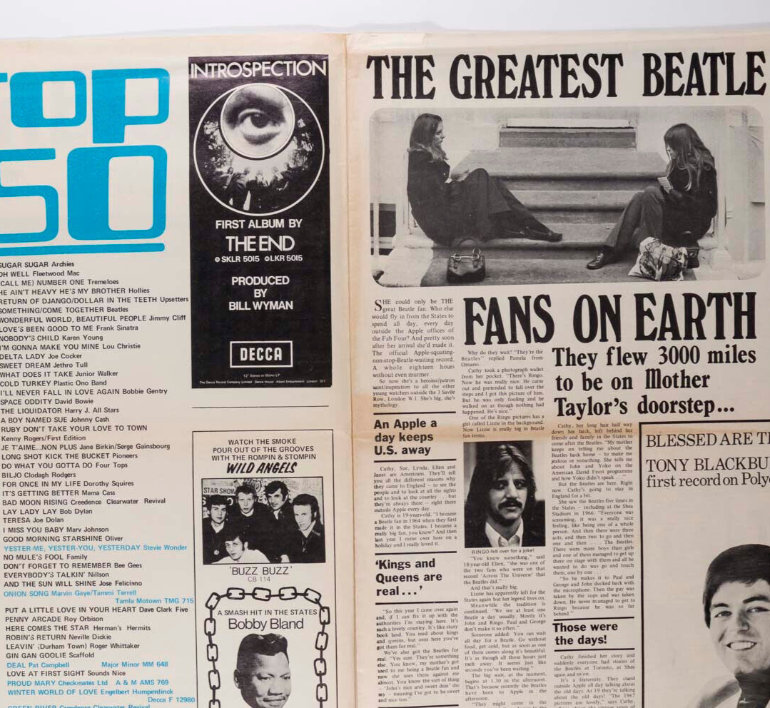 Rolling Stones JOHN LENNON Yoko Ono TREX Jimmy Cliff RECORD MIRROR November 1969