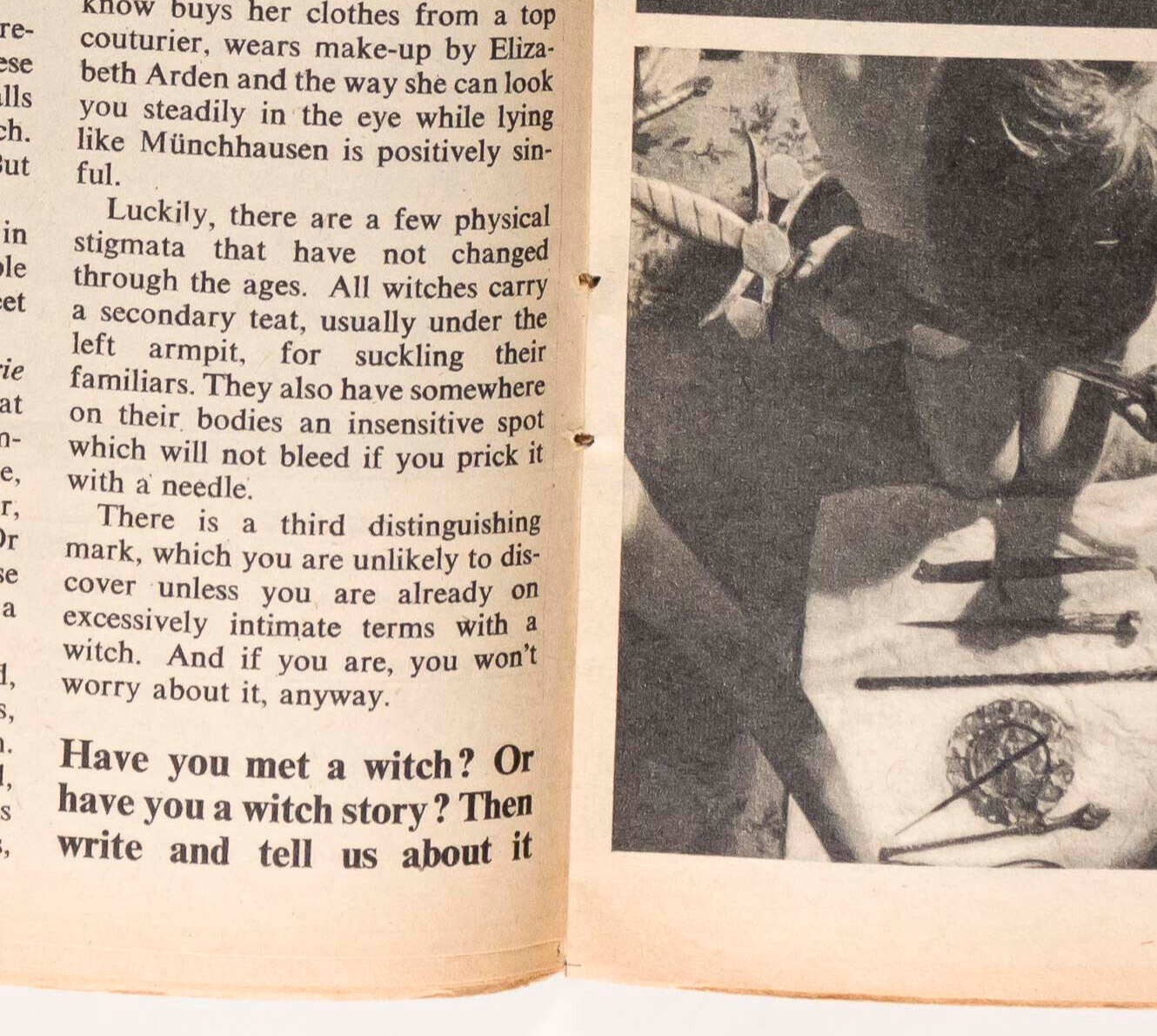 WITCHCRAFT Cult BLACK ART Maxine Morris TITBITS magazine ALEXANDER WICCA Sanders