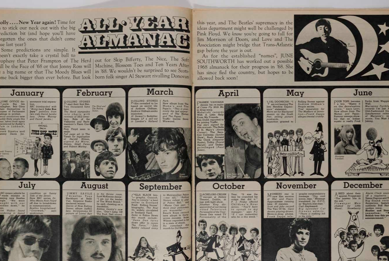 Amen Corner THE MOVE Bee Gees FABULOUS 208 February 6 1973 Lulu MONKEES Herd 60s