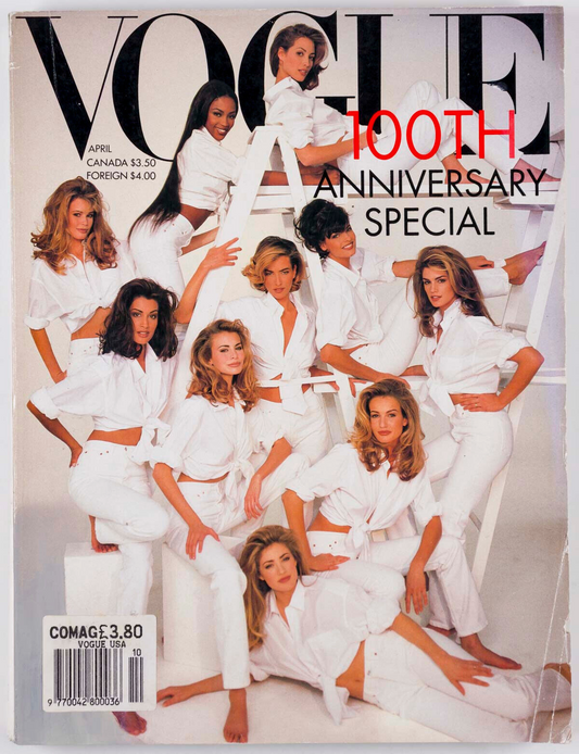 TURLINGTON Evangelista SCHIFFER Patitz NIKI TAYLOR Joan Didion CAPOTE  Vogue 100