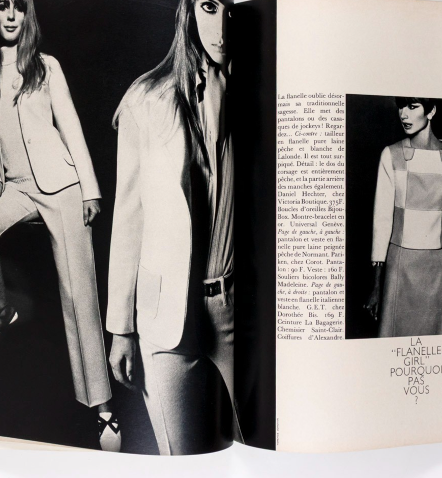 NICOLE DE LAMARGE Guy Bourdin TOM WOLSEY Paris Vogue February 1966 60th birthday