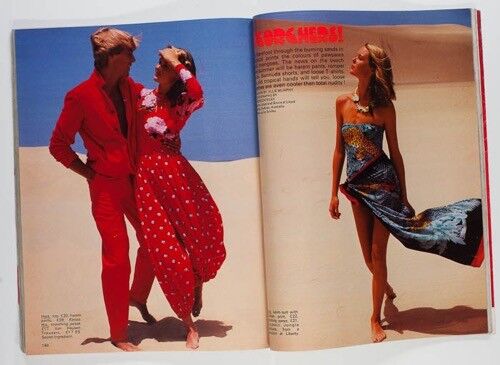 GIA CARANGI Fiorucci STUDIO 54 Kris Kristofferson KENZO Cosmopolitan 1980 March