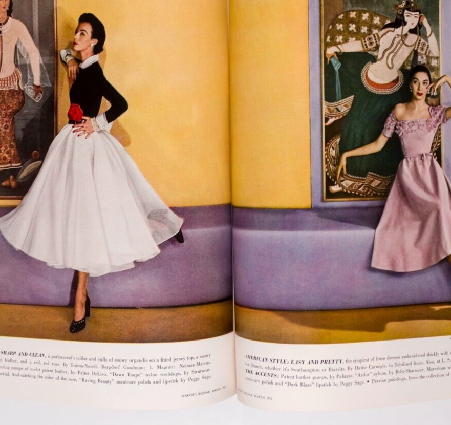 Sunny Harnett SALVADOR DALI Richard Avedon BALENCIAGA Paris Collections HARPER'S