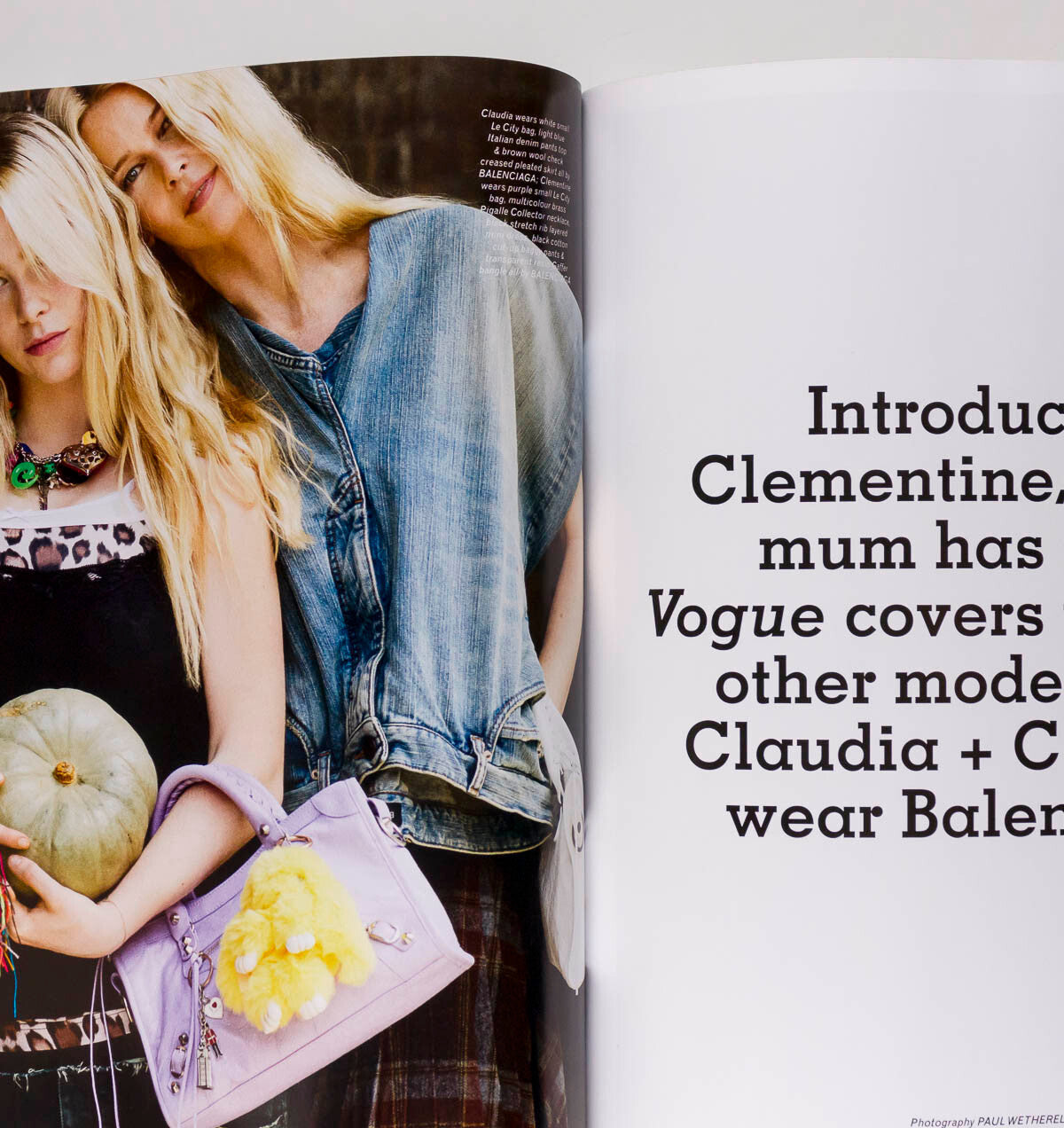 CLAUDIA Clementine SCHIFFER Balenciaga PORTISHEAD Alasdair McLellan POP 51 2024