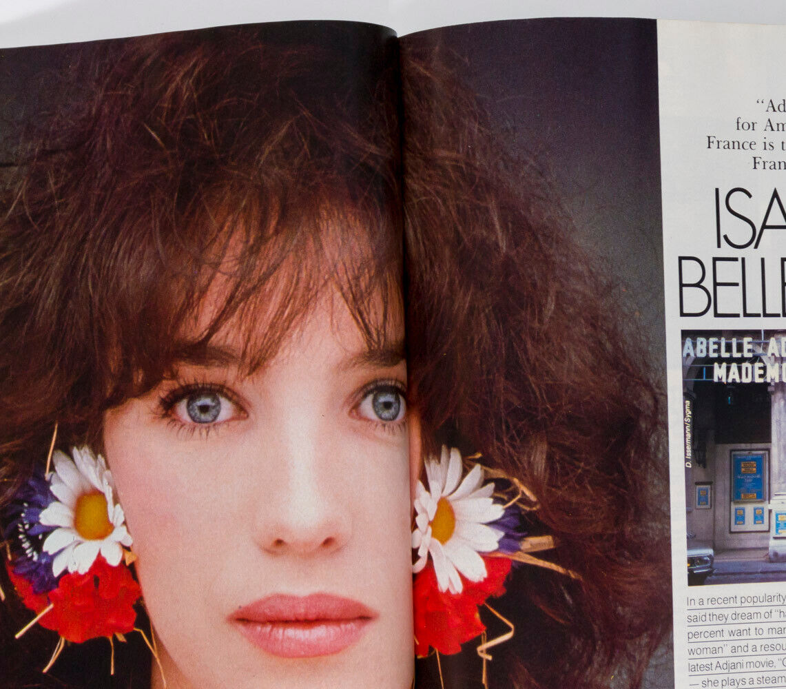 ISABELLE ADJANI Marisa Berenson ELLE MacPHERSON International ELLE magazine 80's