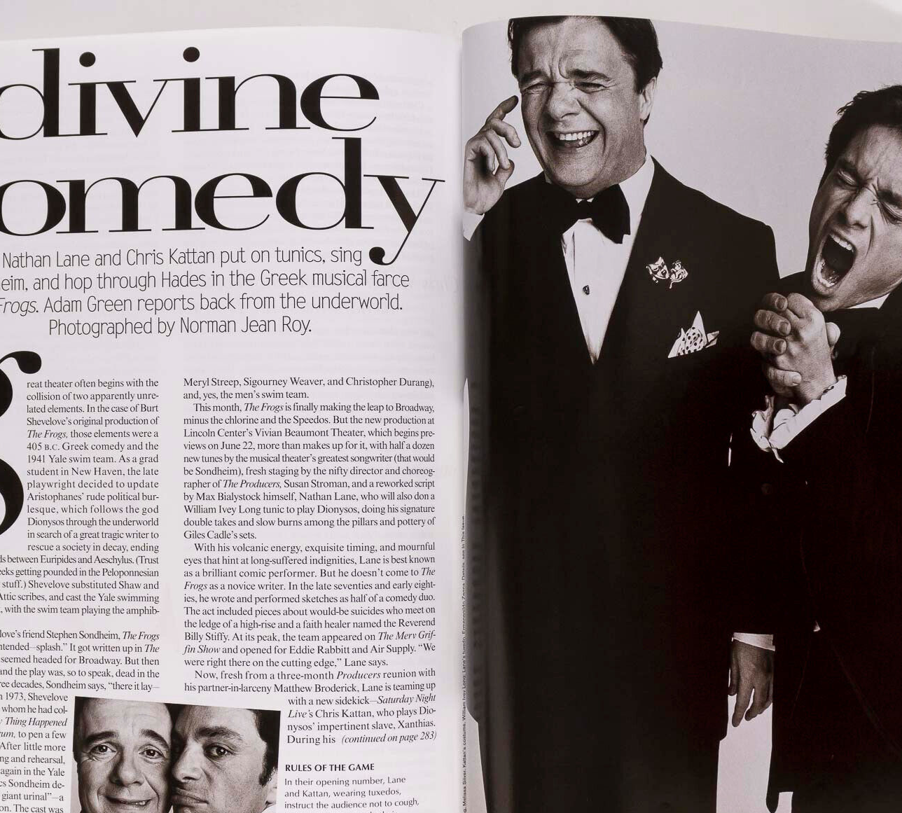KATE HUDSON The Black Crowes LIYA KEBEDE Vogue magazine June 2004 Nathan Lane US