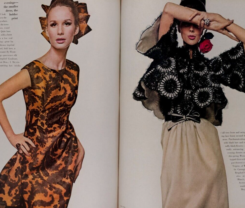 Wilhelmina Cooper TANIA MALLETT Suzy Parker CHANEL Peter Beard BERT STERN  Vogue