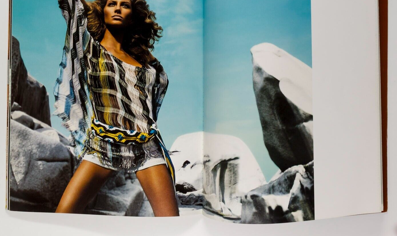 GISELE BUNDCHEN Missoni LOOKBOOK Summer 2002 Swimwear MERT & MARCUS catalog VTG