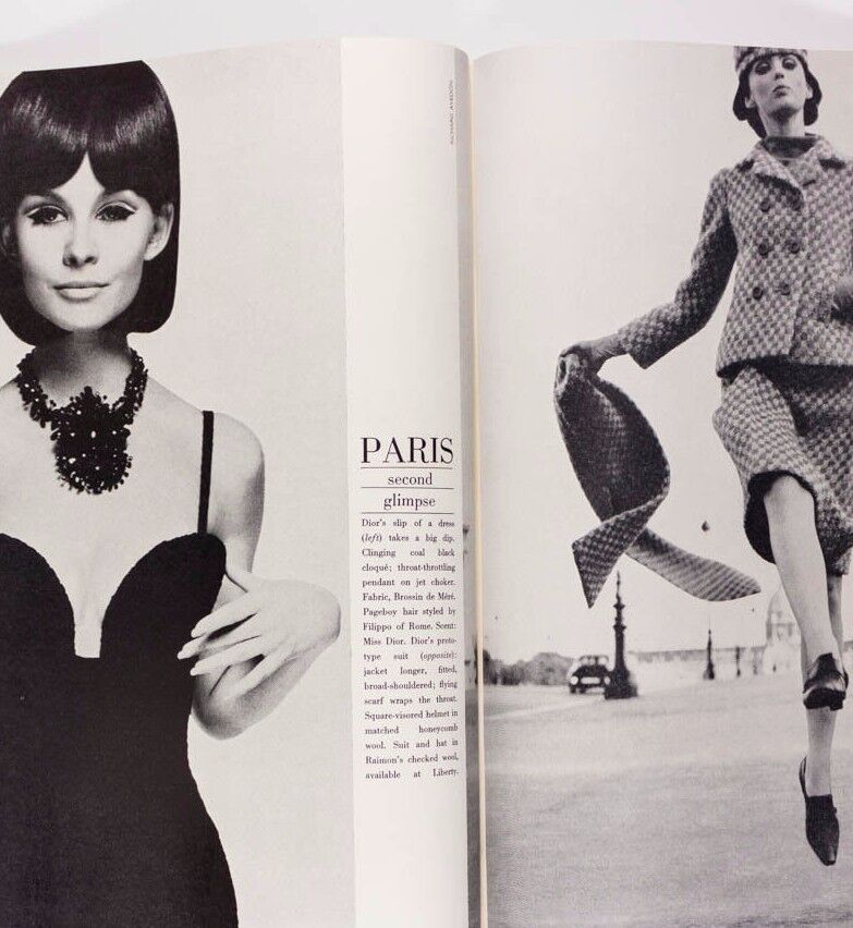 VERUSCHKA Richard Avedon DONNA MITCHELL Givenchy ROBIN DOUGLAS HOME Harper's VTG