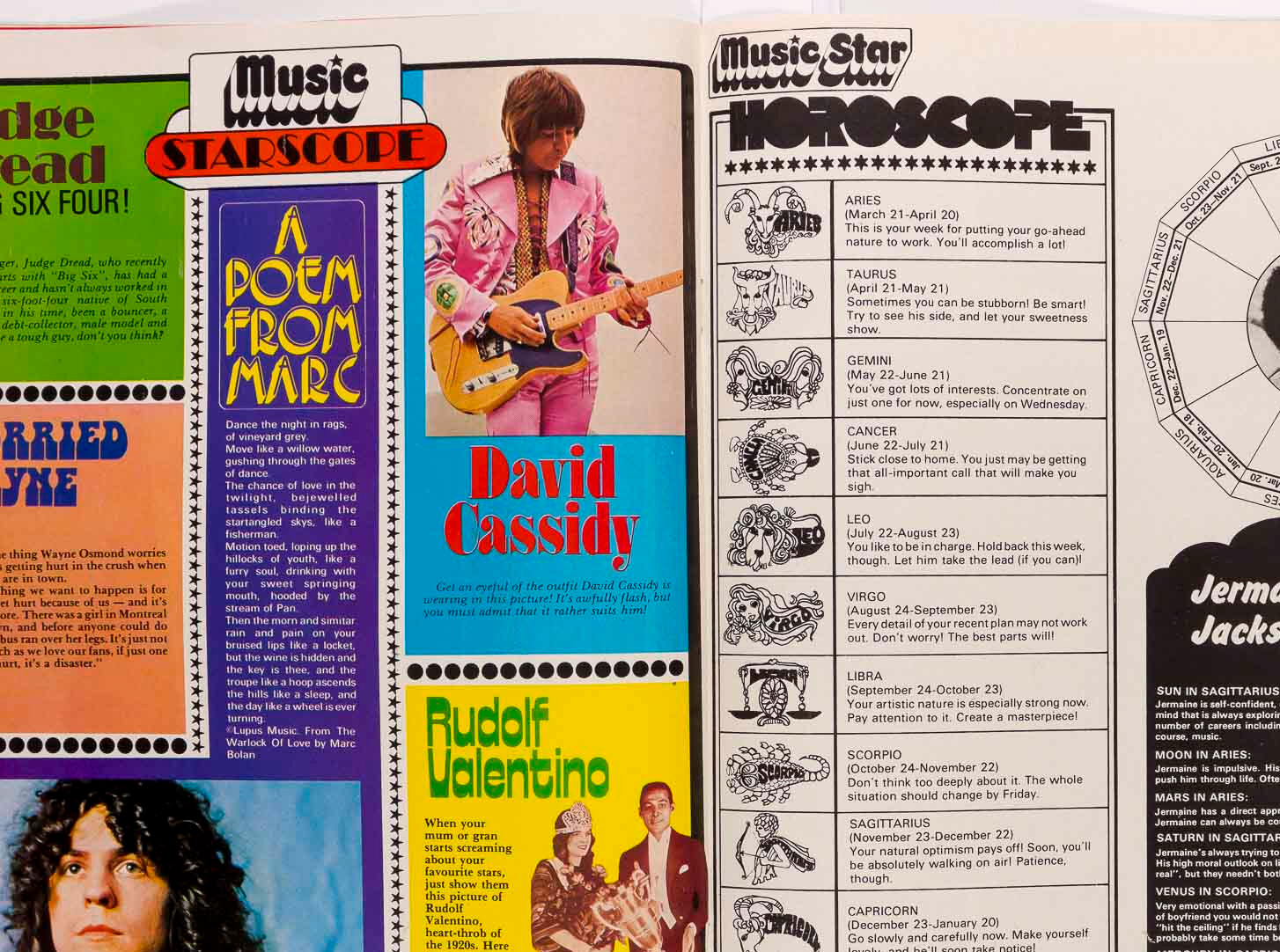DONNY OSMOND The Sweet OZZY Michael Jackson MUSIC STAR MAGAZINE 17 February 1973