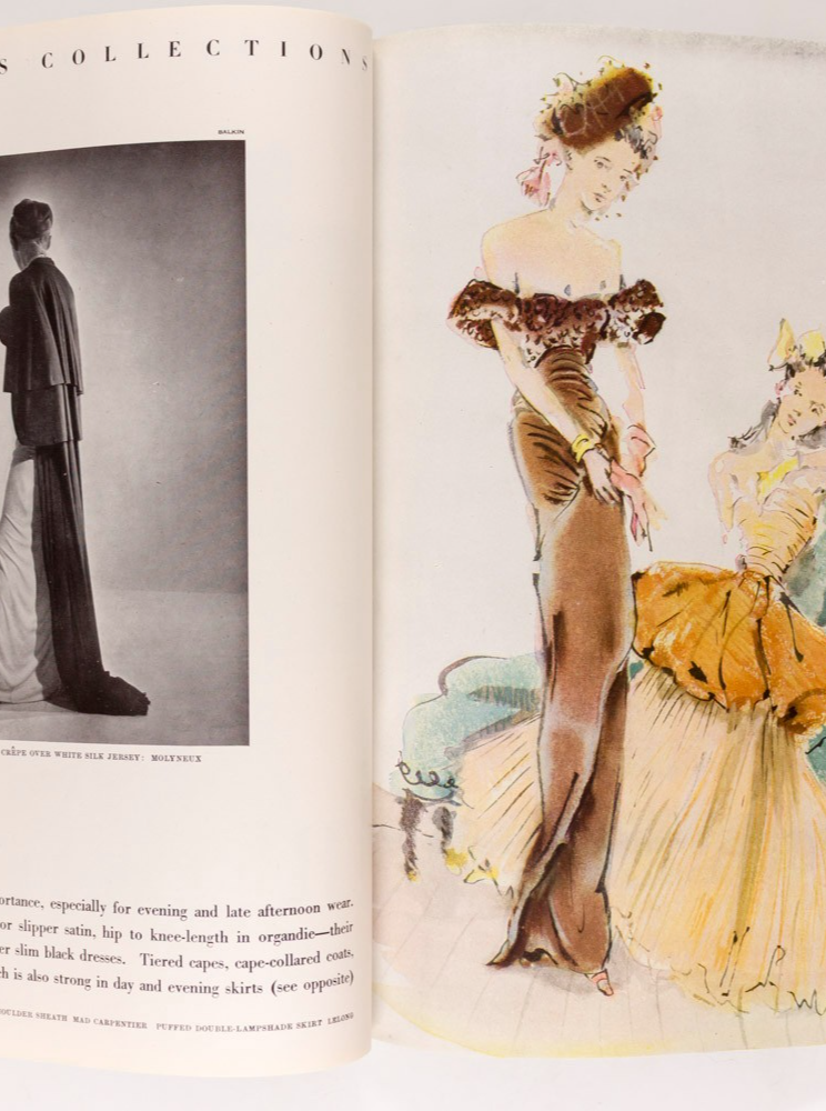 1ST CHRISTIAN DIOR VOGUE Huxley HORST Berard APRIL 1947 Maugham LEE MILLER Paris