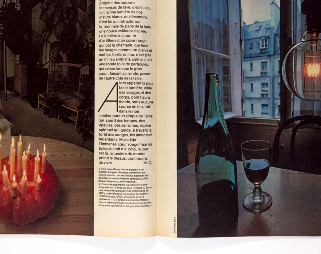 SARITA OJEDA Yves Mourousi JEANLOUP SIEFF Elle 13 December 1976 CARSON MCCULLERS