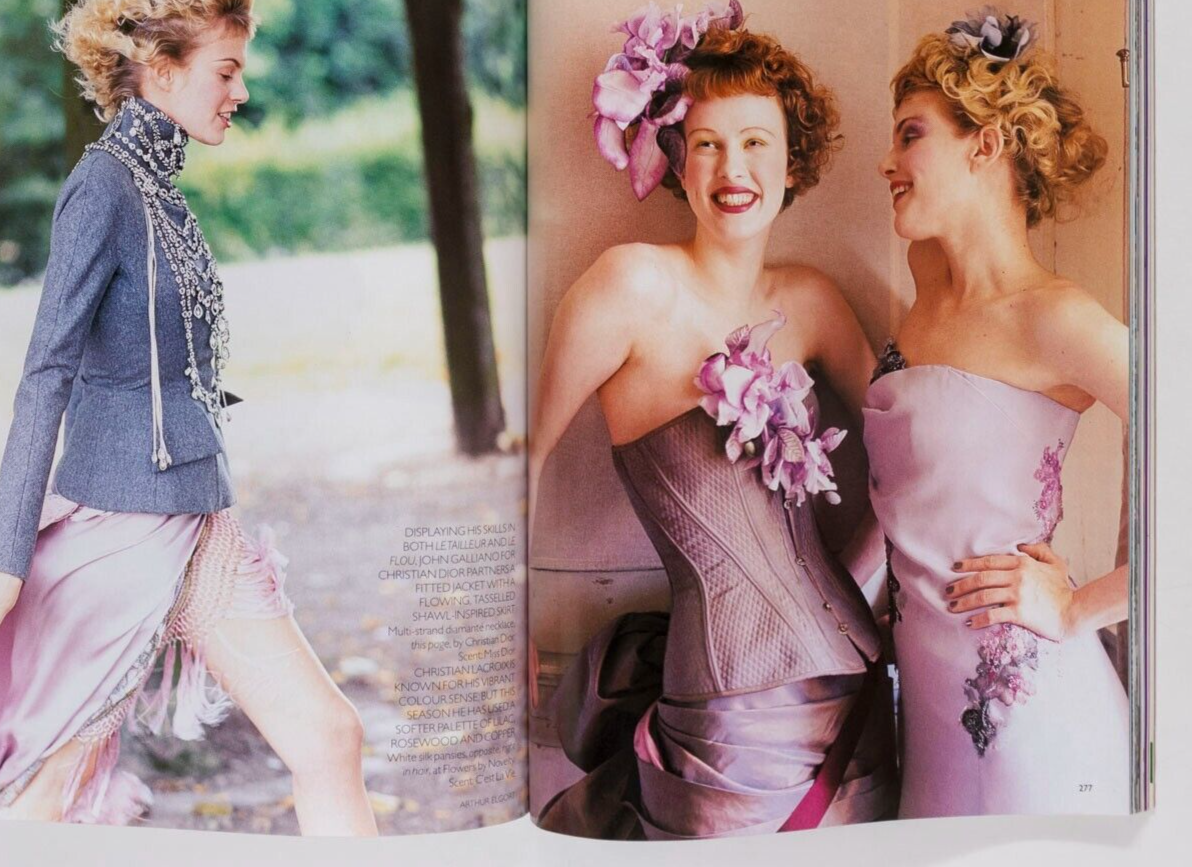 PRINCESS DIANA Patrick Demarchelier STELLA TENNANT Gianni Versace JUDE LAW Vogue