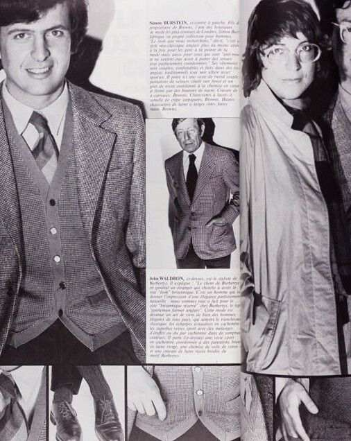 Steve Hiett HENRY CLARKE Laurence Sackman MARY RUSSELL Gucci VOGUE HOMMES 1977