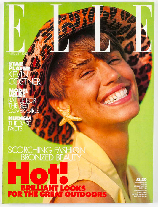 CARRIE FISHER Emma Thompson GIGLI Paulina Porizkova KEVIN COSTNER  Elle magazine