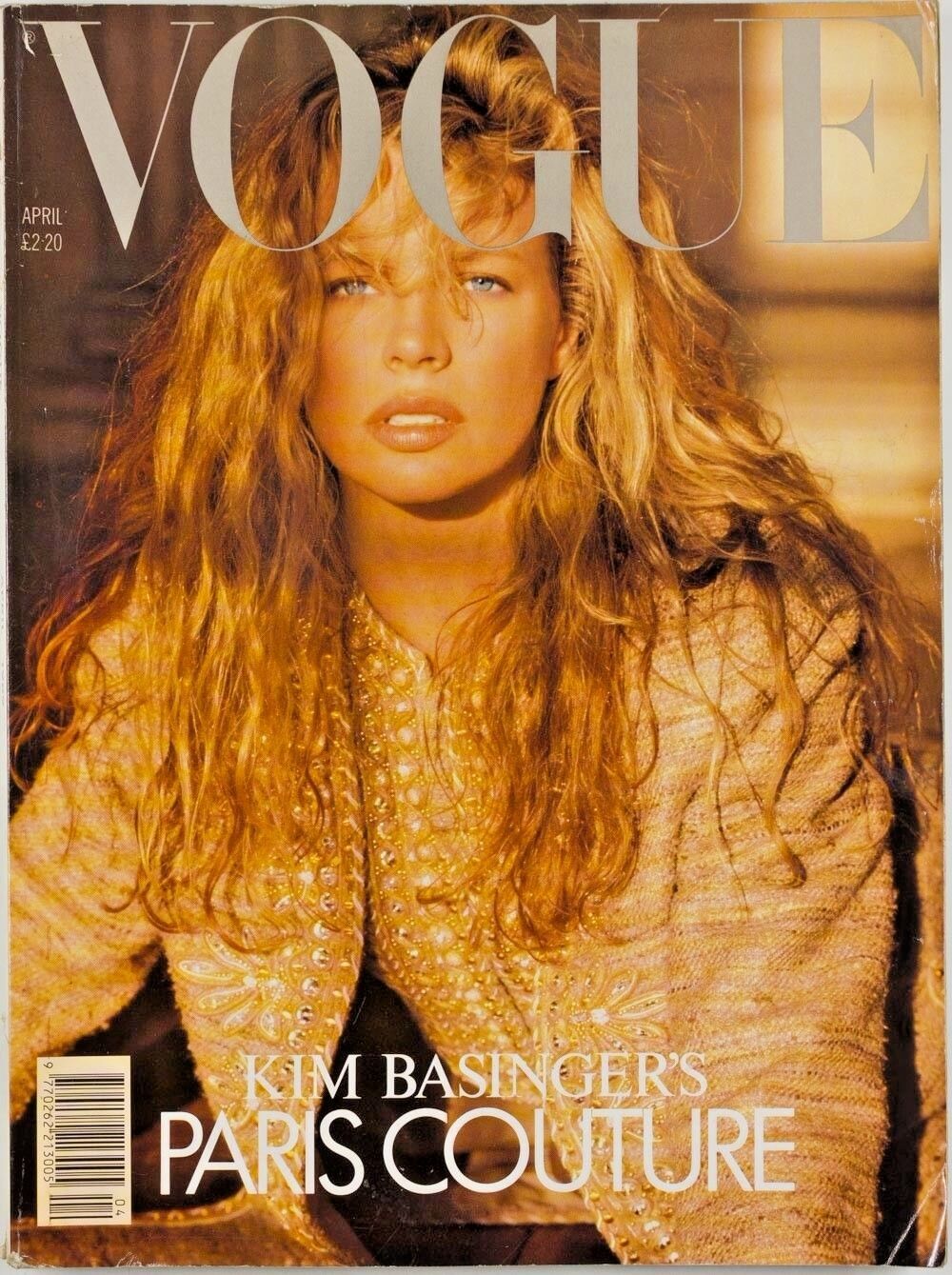 Kim Basinger HERB RITTS Tatjana Patitz CINDY CRAWFORD Philippe Starck VOGUE vtg