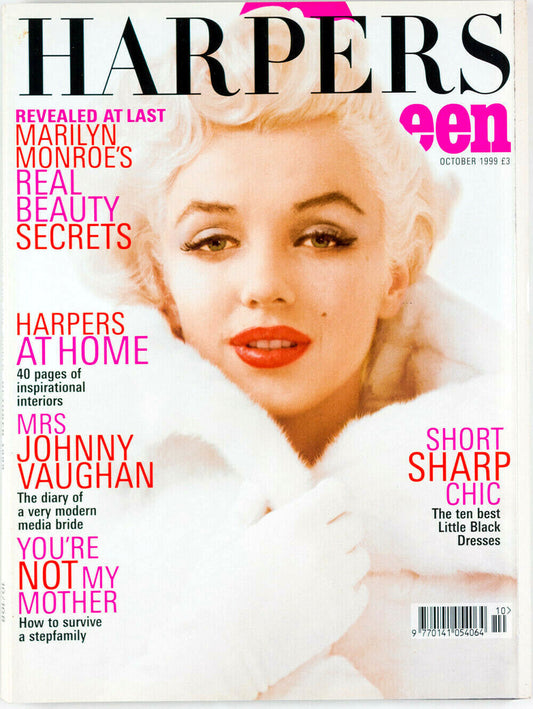 MARILYN MONROE Milton H.Greene JOHNNY VAUGHAN Harpers & Queen magazine 1999 Oct