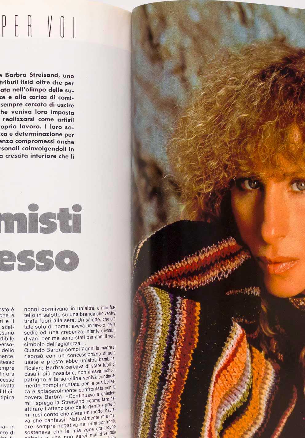Barbra Streisand DEBORAH TURBEVILLE Roversi LEI March 1984 Stephen Jones TROJAN