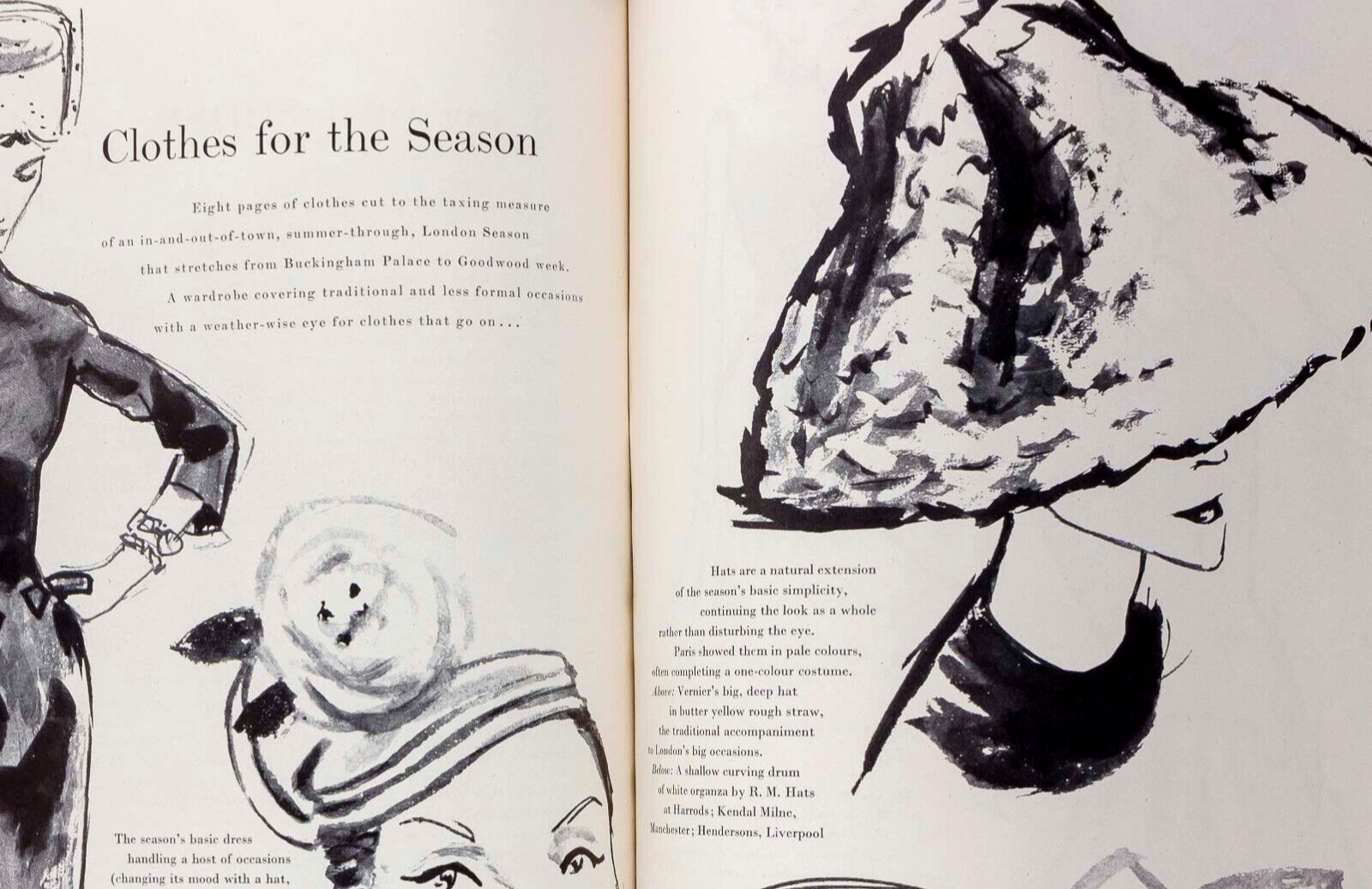 DORIAN LEIGH Parkinson CHRISTIAN DIOR Balenciaga GIVENCHY Cezanne BOURDIN Vogue