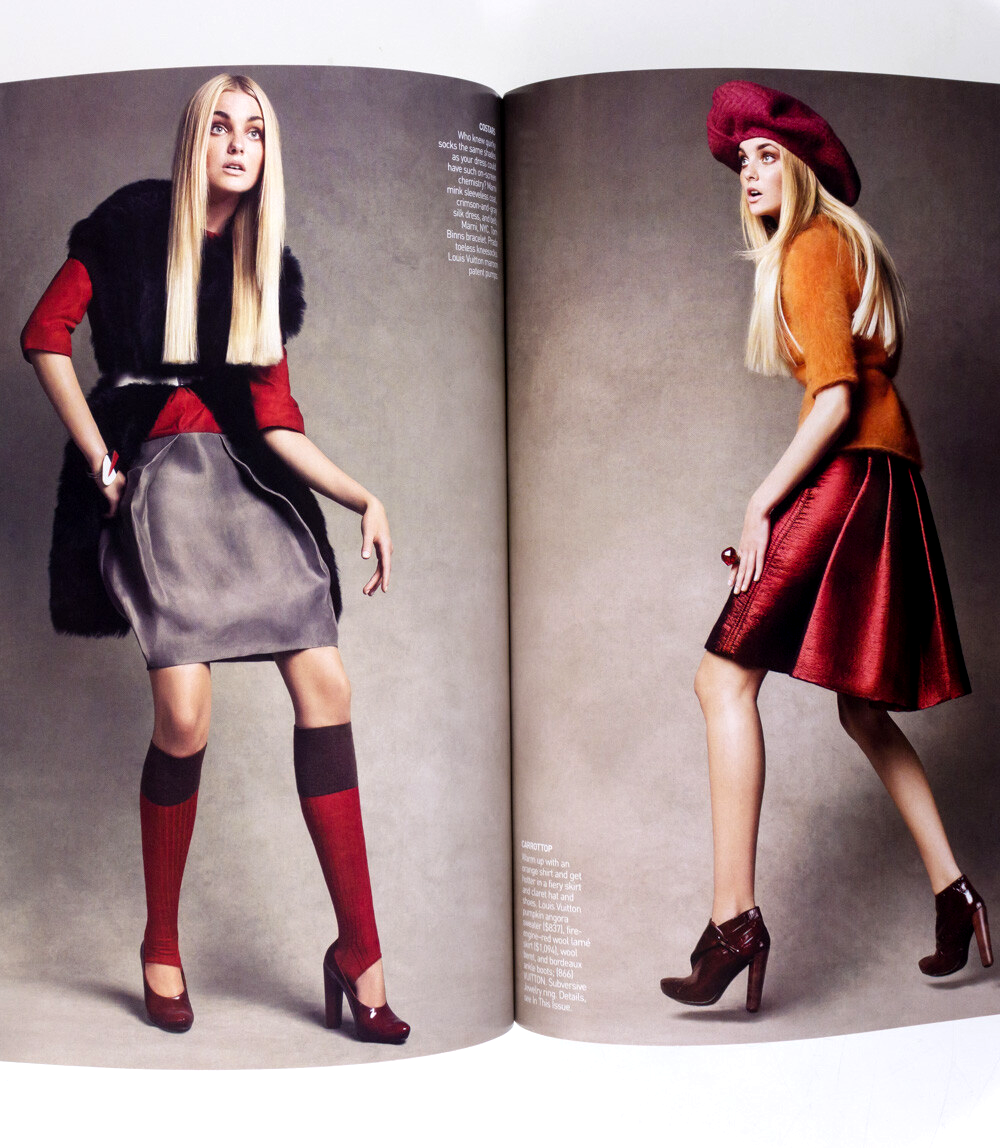 THE SEPTEMBER ISSUE Sienna Miller ANNA WINTOUR Mario Testino VOGUE Magazine 2007
