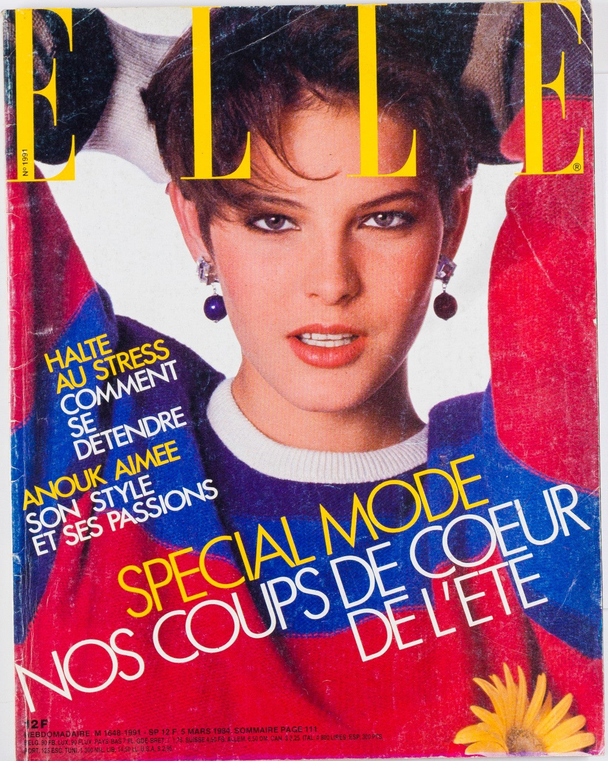 Patricia Ryckeghem ANTONIO LOPEZ Helmut Newton CAROLINE LENORMAN Elle March 1984