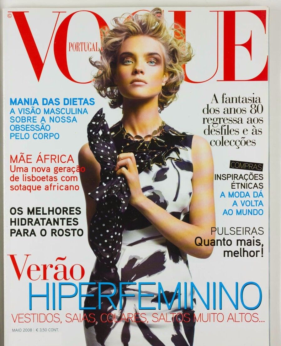 Natalia Vodianova RARE Early VTG Vogue Portugal magazine Portugese edition HTF