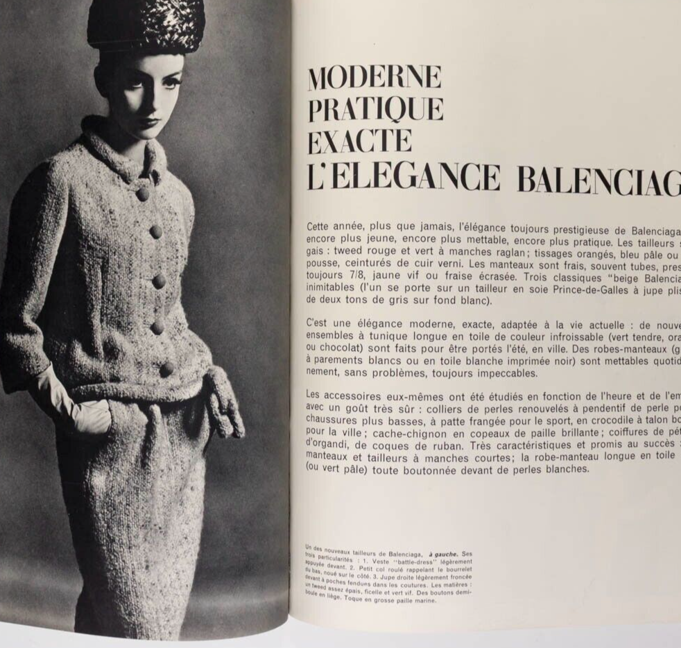 Jean Shrimpton WILLIAM KLEIN Tania Mallet PARIS VOGUE 1963 Balenciaga GIVENCHY