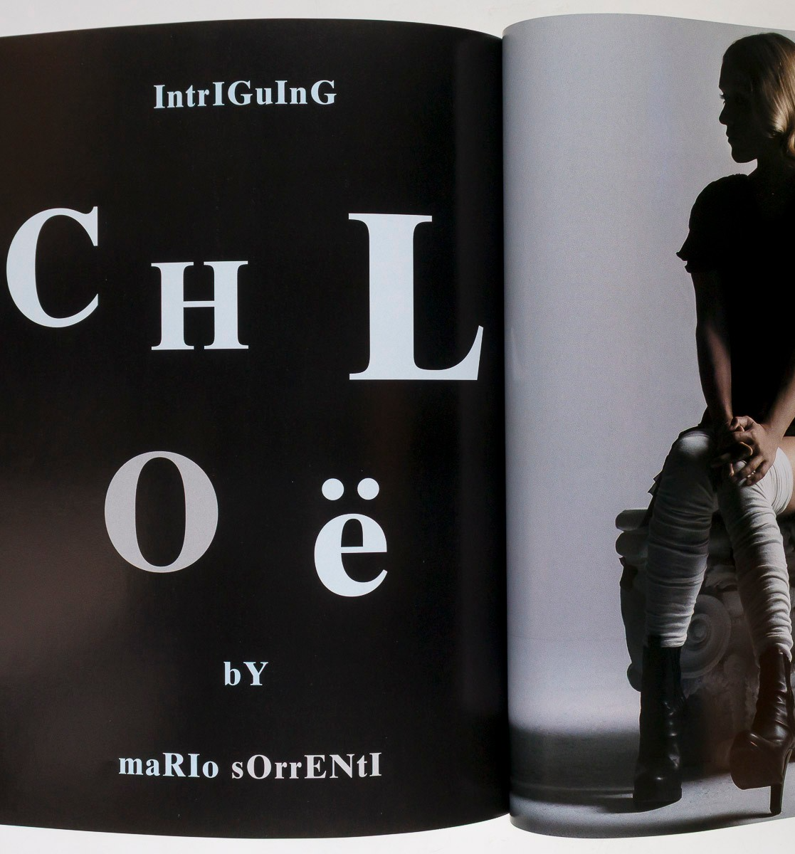Daria Werbowy CHLOE SEVIGNY Karolina Kurkova VOGUE ITALIA October 2003 Ludivine