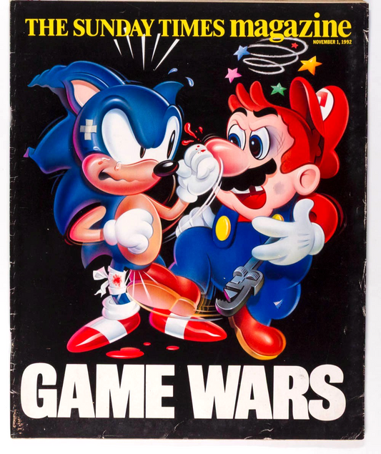SONIC THE HEDGEHOG Super Mario GARY OLDMAN Sunday Times November 1992 Brian Eno
